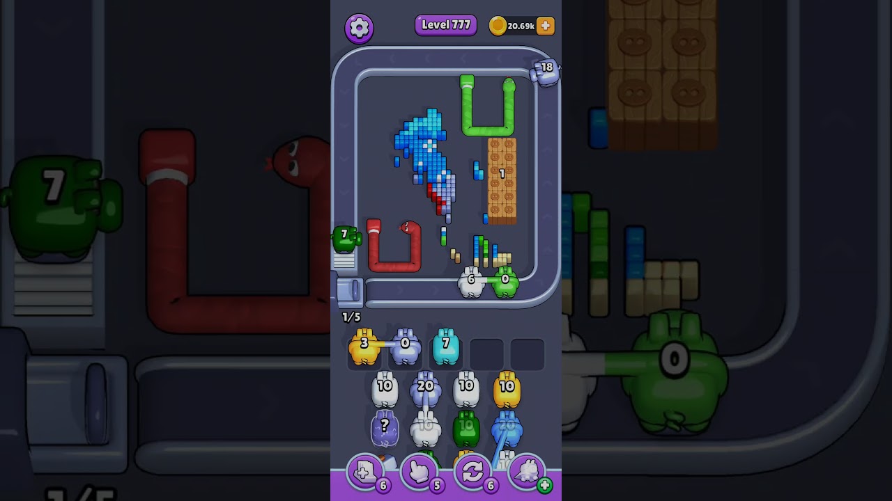 Pixel Flow Level 777